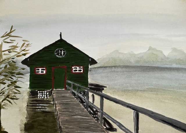 Fischerhütte am Ammersee